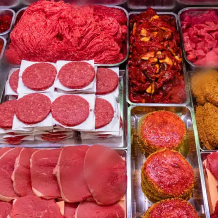frozen and process meat